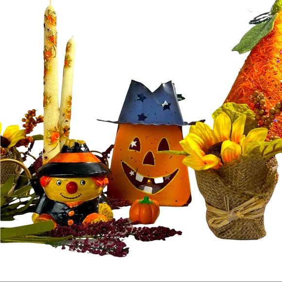 Hallmark Other - Metal Halloween Hanging Tea light Jack O’ Lantern